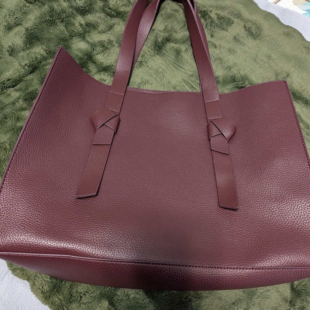 Rachel Zoe Deep Burgundy Tote